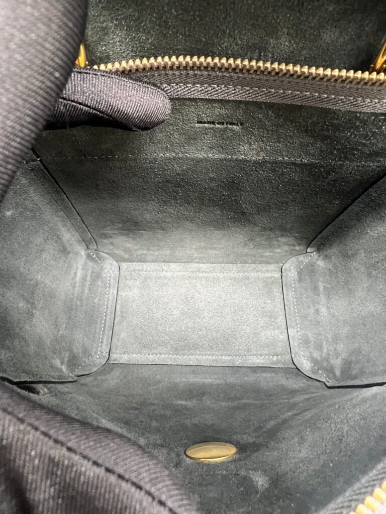 Nano Belt Bag Grained Calfskin Grey GHW