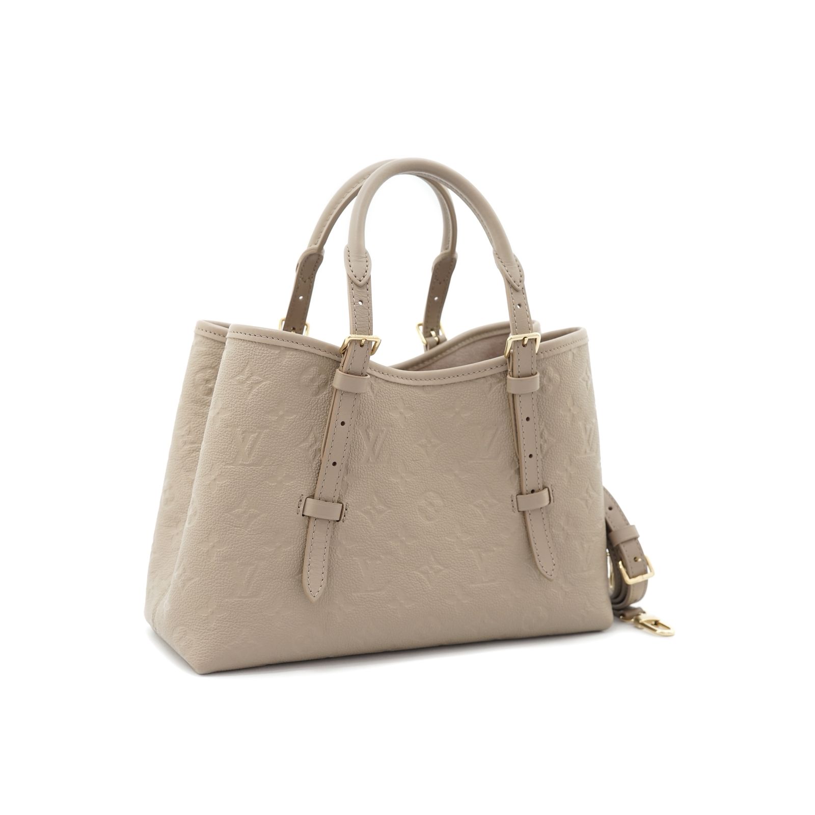 Babylone Tote PM Monogram Empreinte Tourterelle Creme GHW