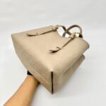 Babylone Tote PM Monogram Empreinte Tourterelle Creme GHW