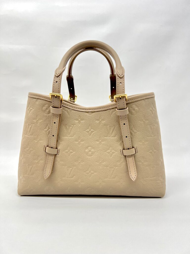 Babylone Tote PM Monogram Empreinte Tourterelle Creme GHW