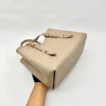 Babylone Tote PM Monogram Empreinte Tourterelle Creme GHW