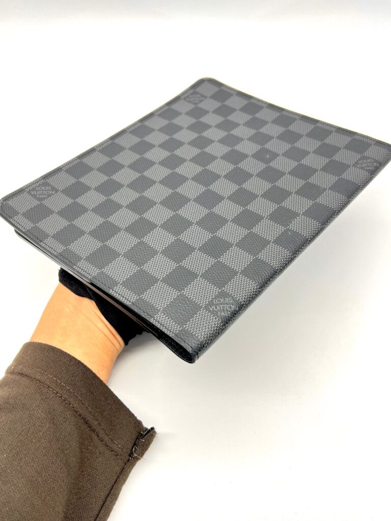 Desk Agenda Cover Damier Graphite