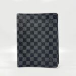 Desk Agenda Cover Damier Graphite