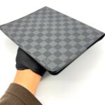 Desk Agenda Cover Damier Graphite