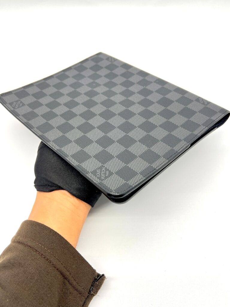 Desk Agenda Cover Damier Graphite