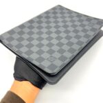 Desk Agenda Cover Damier Graphite