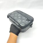 Alpha Wearable Wallet Monogram Eclipse All Black