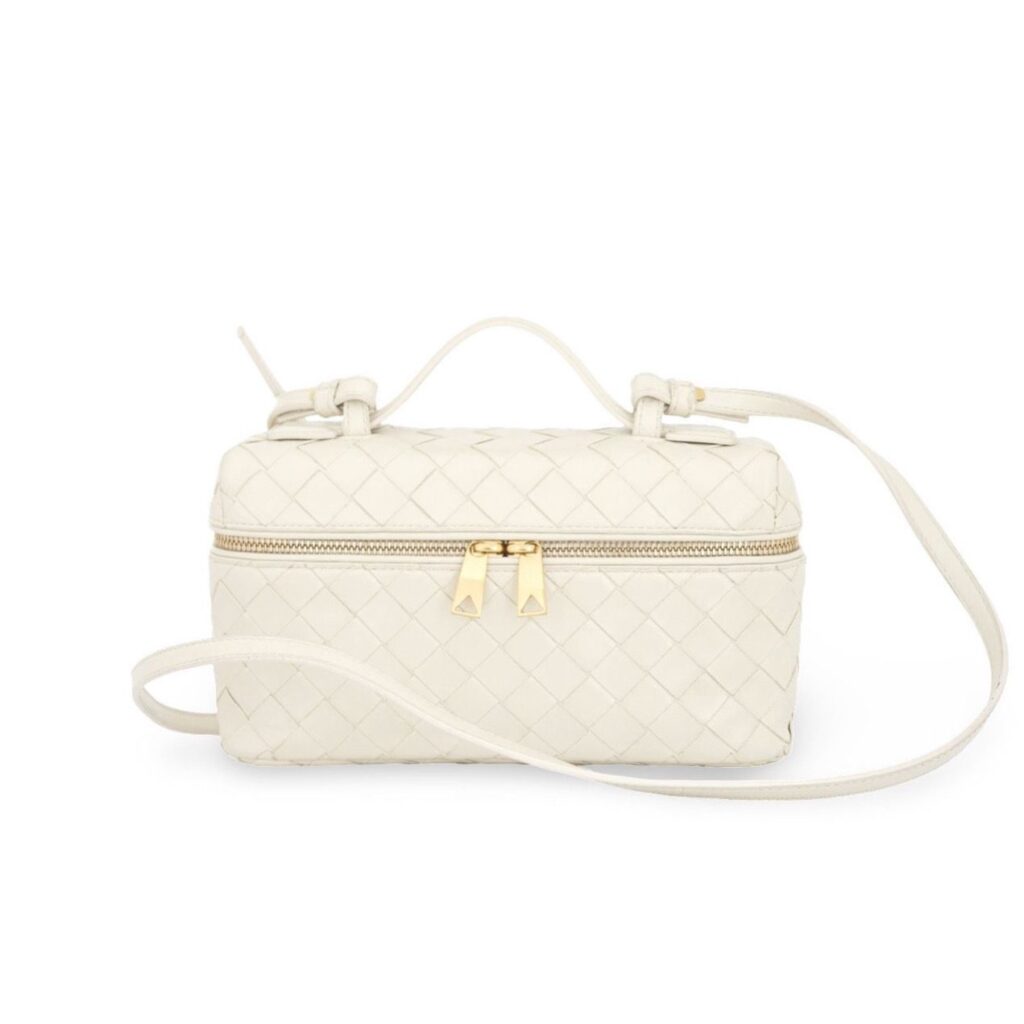 Bang Bang Vanity Case Intrecciato Sea Salt GHW