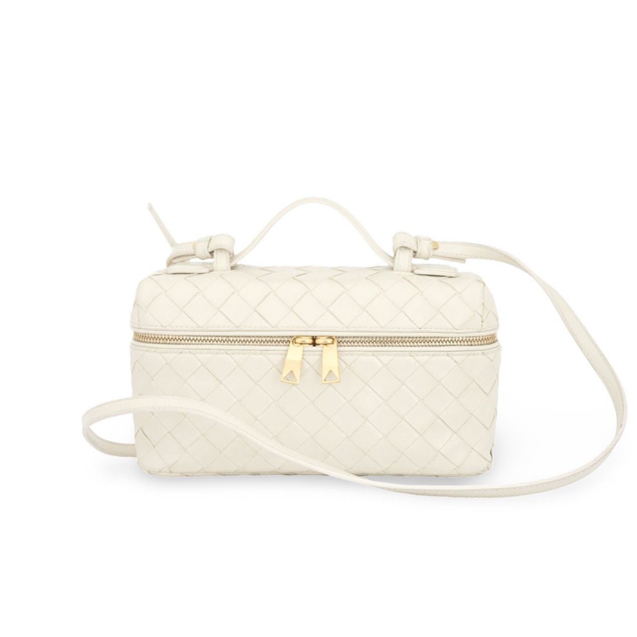 Bang Bang Vanity Case Intrecciato Sea Salt GHW