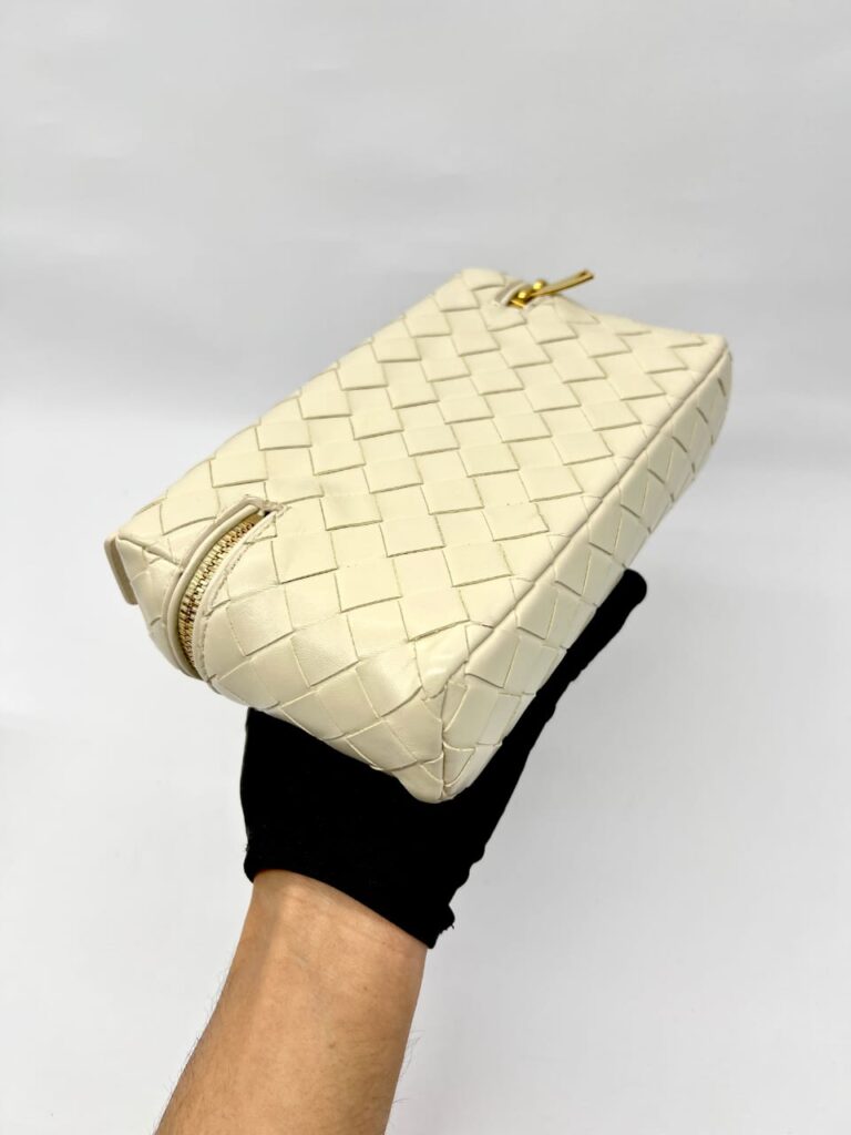 Bang Bang Vanity Case Intrecciato Sea Salt GHW