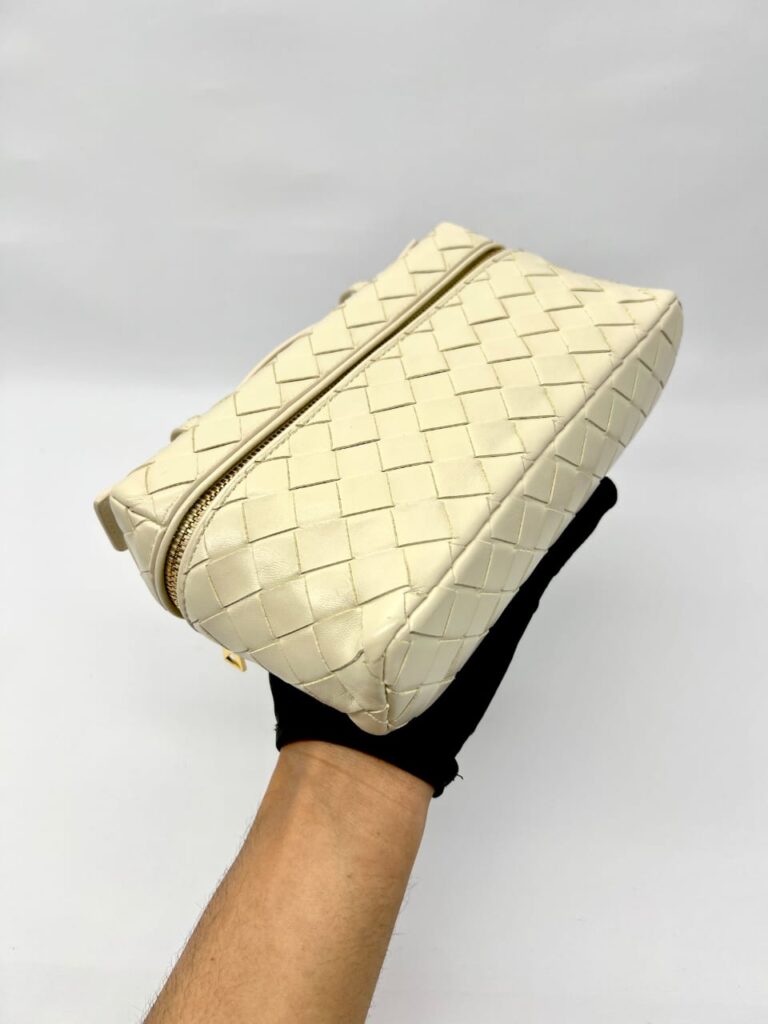 Bang Bang Vanity Case Intrecciato Sea Salt GHW