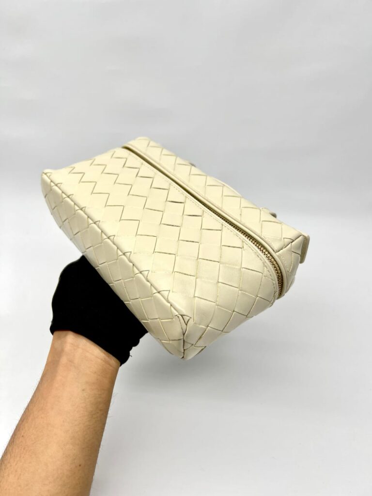 Bang Bang Vanity Case Intrecciato Sea Salt GHW