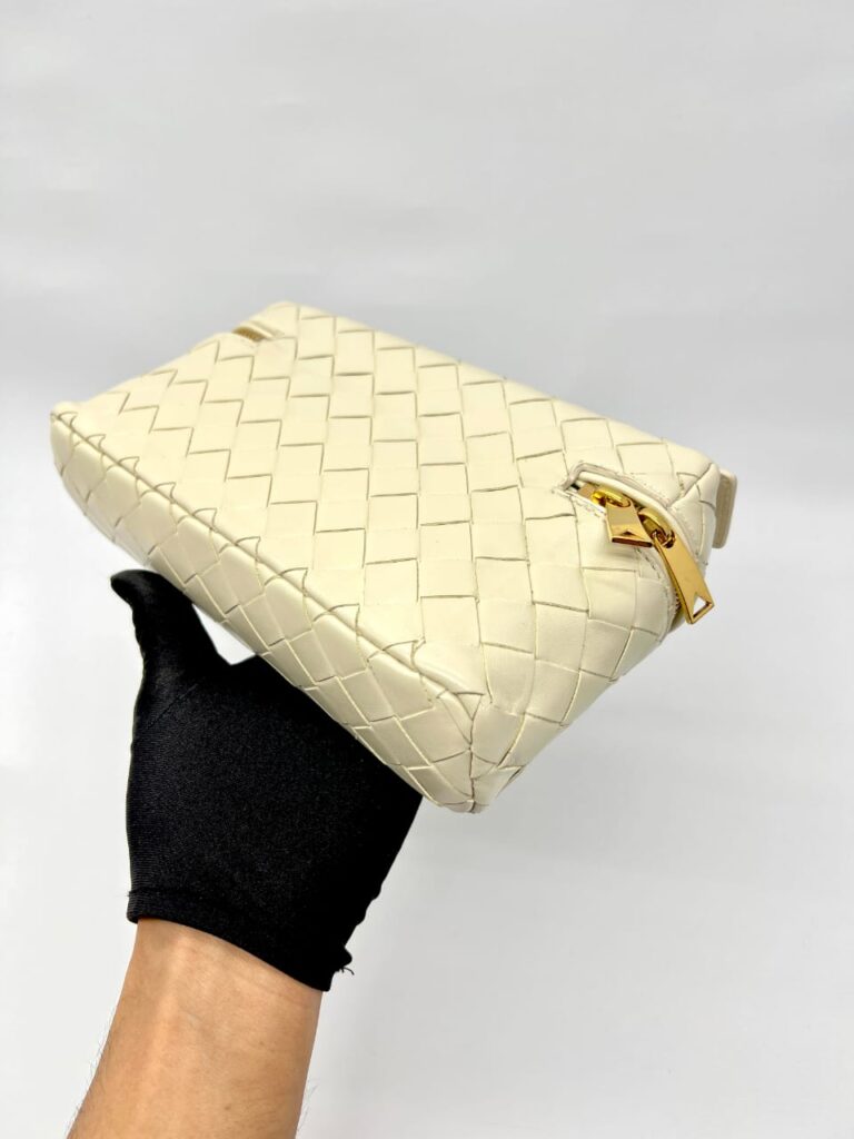 Bang Bang Vanity Case Intrecciato Sea Salt GHW