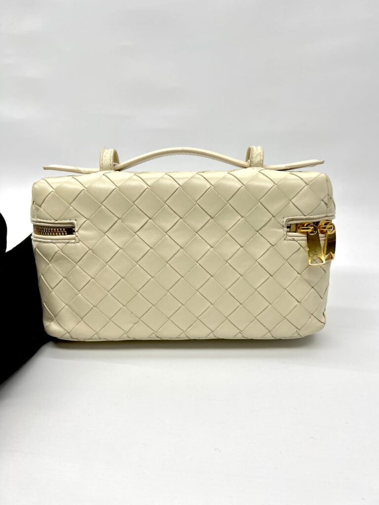 Bang Bang Vanity Case Intrecciato Sea Salt GHW