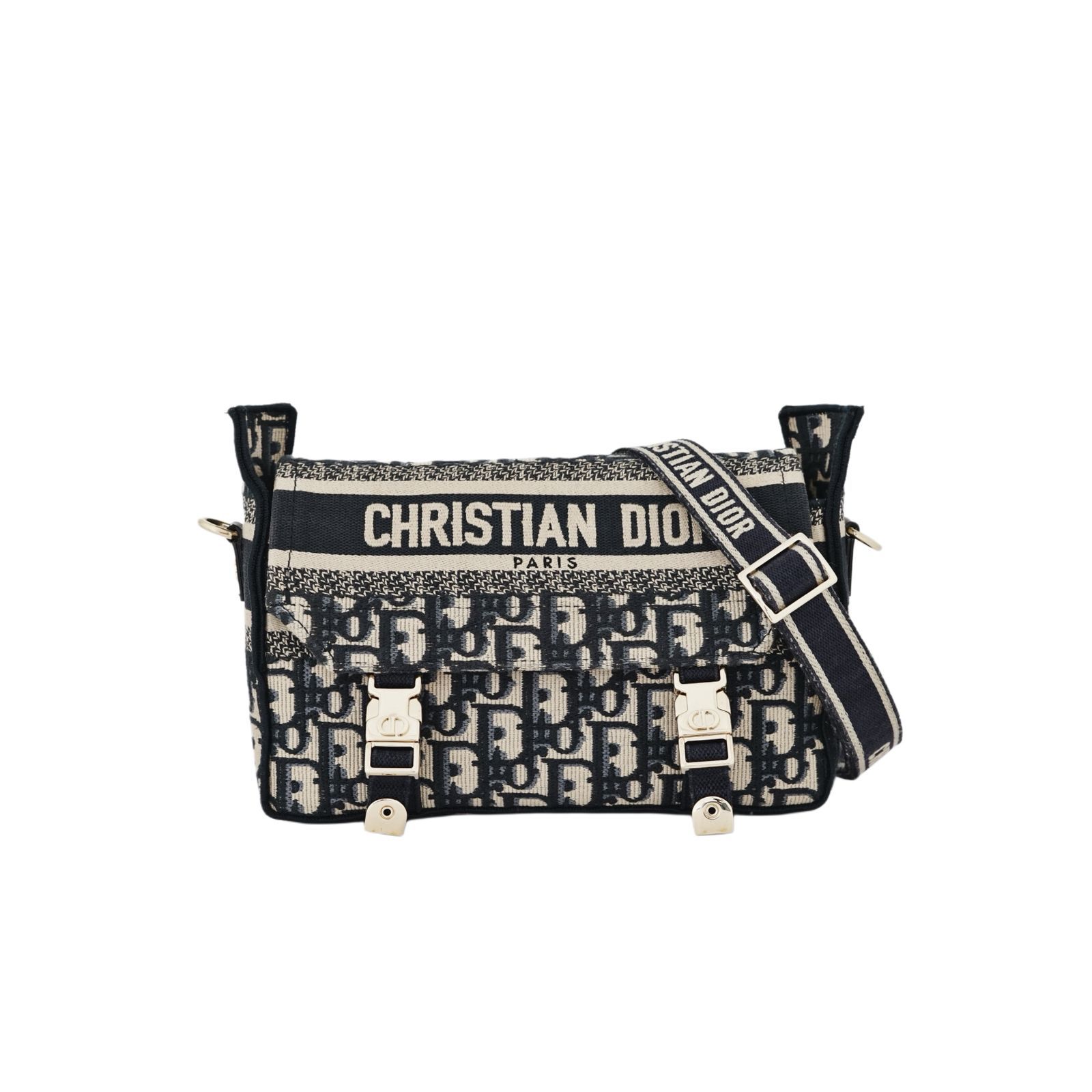Diorchamp Small Canvas Navy Oblique LGHW