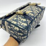 Diorchamp Small Canvas Navy Oblique LGHW