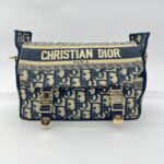 Diorchamp Small Canvas Navy Oblique LGHW