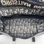 Diorchamp Small Canvas Navy Oblique LGHW