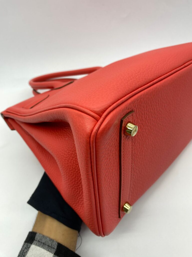 Birkin 30 Retourne Clemence Rose Jaipur GHW