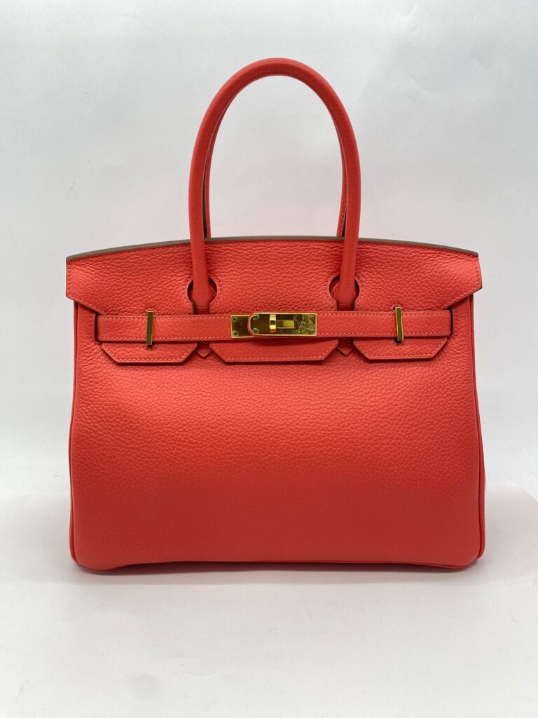 Birkin 30 Retourne Clemence Rose Jaipur GHW