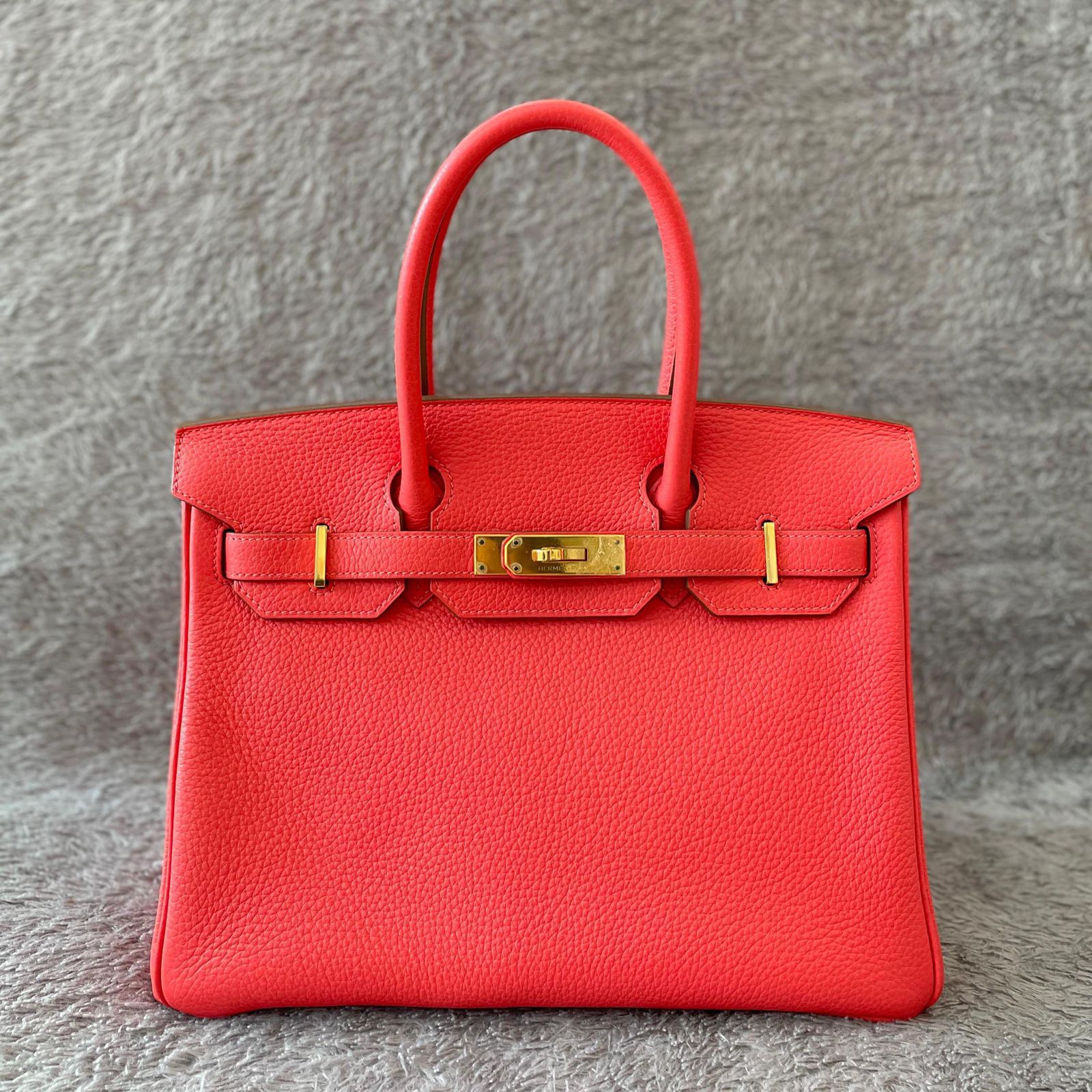 Birkin 30 Retourne Clemence Rose Jaipur GHW