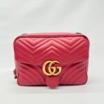 Marmont Zip Top Handle Red GHW