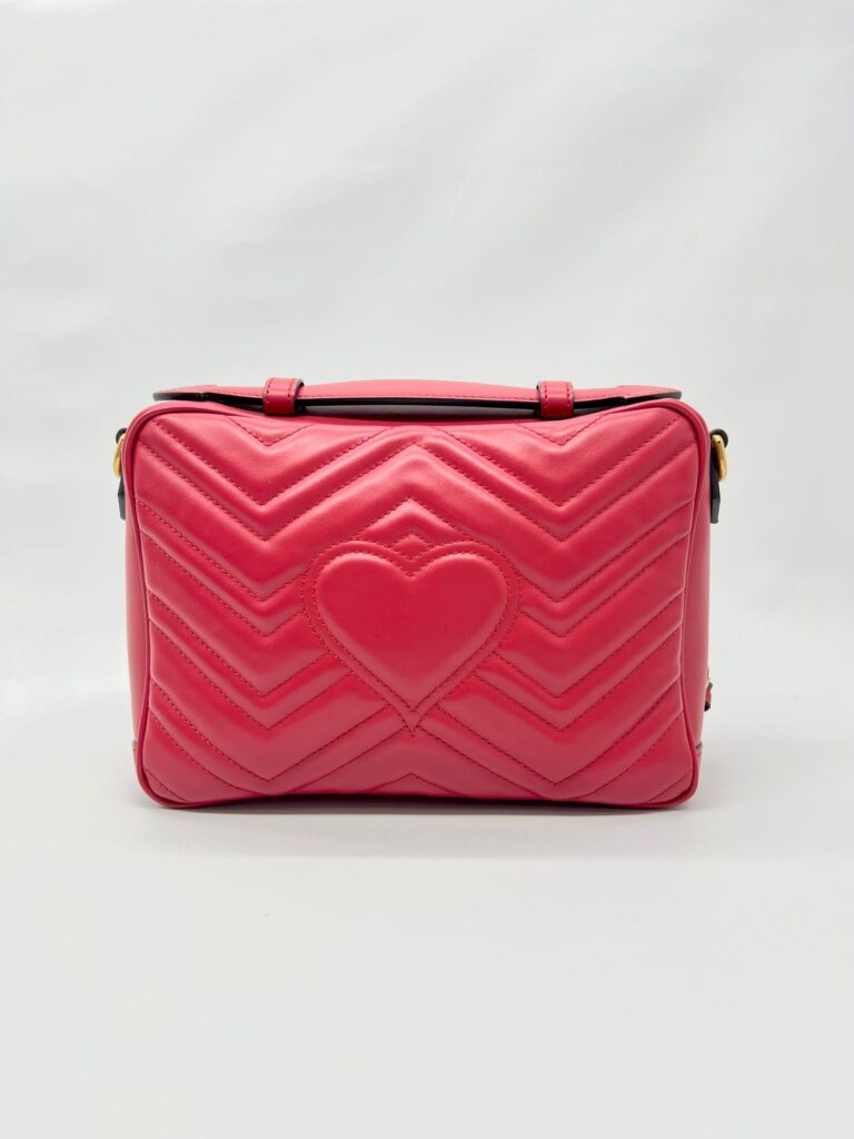 Marmont Zip Top Handle Red GHW