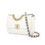 C19 Small Lambskin White GHW