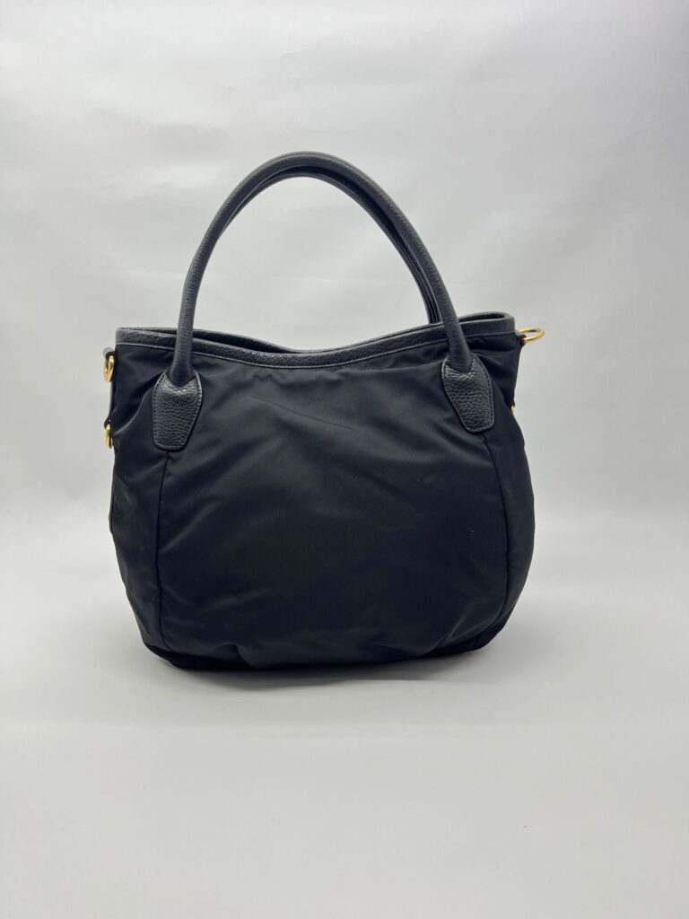 Shopping Tote Tessuto Nylon Black GHW