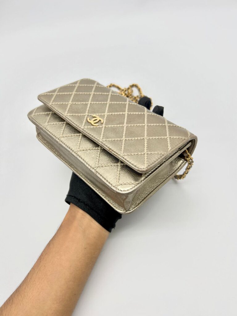 Chanel WOC Stitch Gold