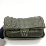 Edinburgh Chic Knit Flap Sheepskin Green Wool RHW