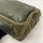 Edinburgh Chic Knit Flap Sheepskin Green Wool RHW