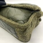 Edinburgh Chic Knit Flap Sheepskin Green Wool RHW