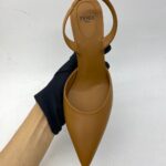 Frist Slingback Heels Caramello GHW