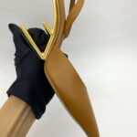 Frist Slingback Heels Caramello GHW