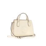 Soho Top Handle Leather White LGHSW