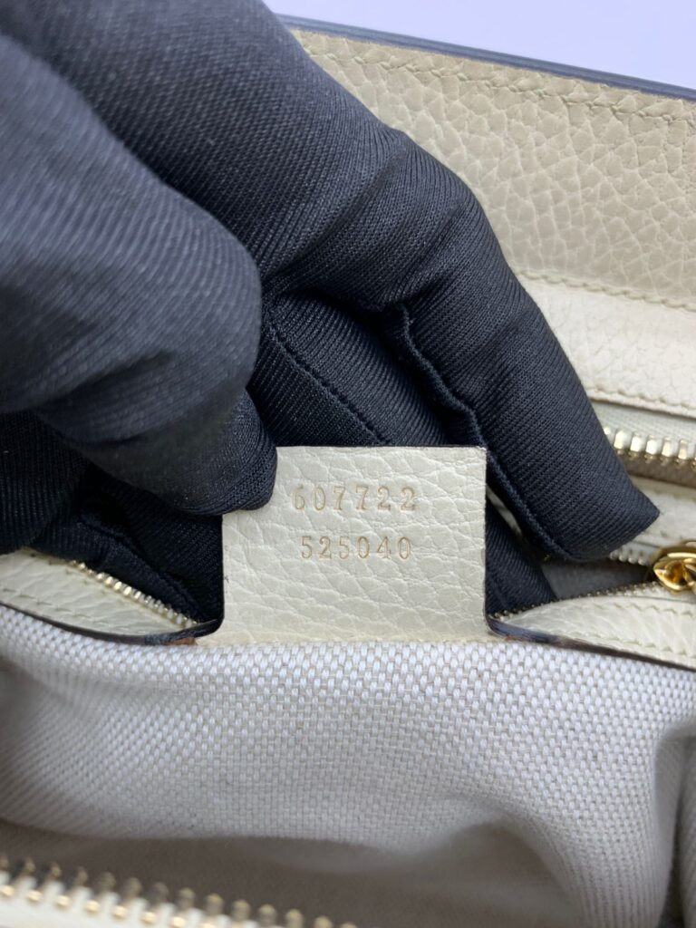 Soho Top Handle Leather White LGHSW