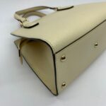 Soho Top Handle Leather White LGHSW