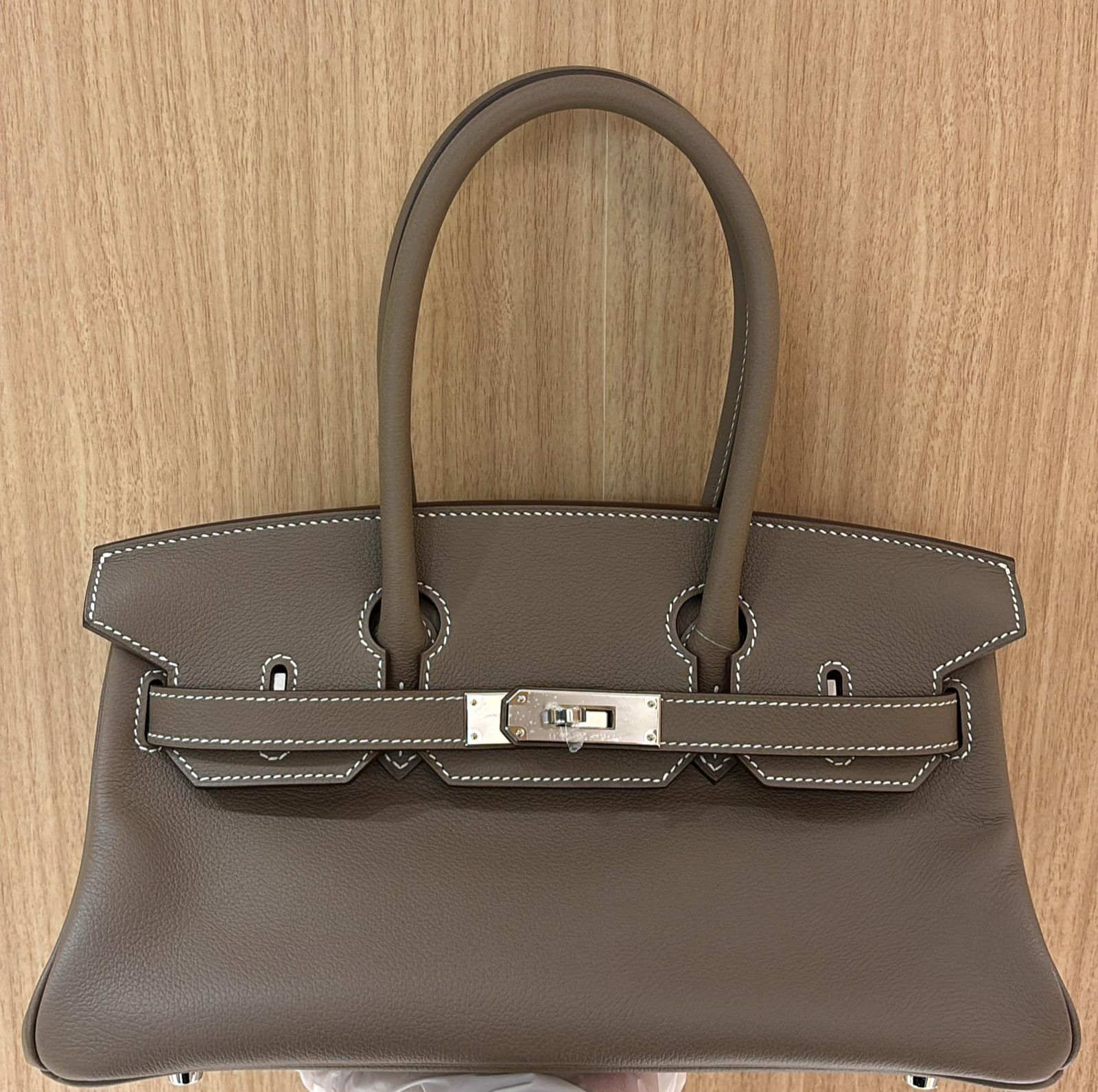 Birkin Shoulder 29 Etoupe Evercolor PHW