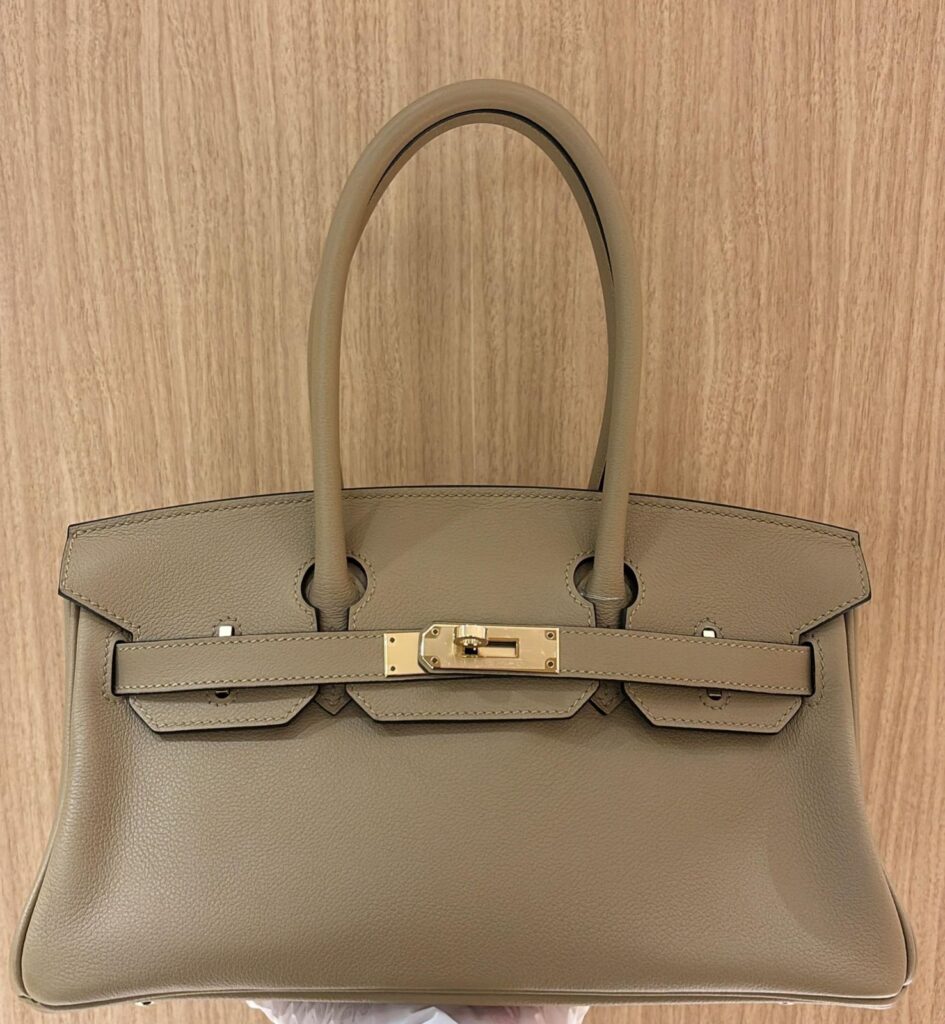 Birkin Shoulder 29 Poussiere Evercolor PBHW
