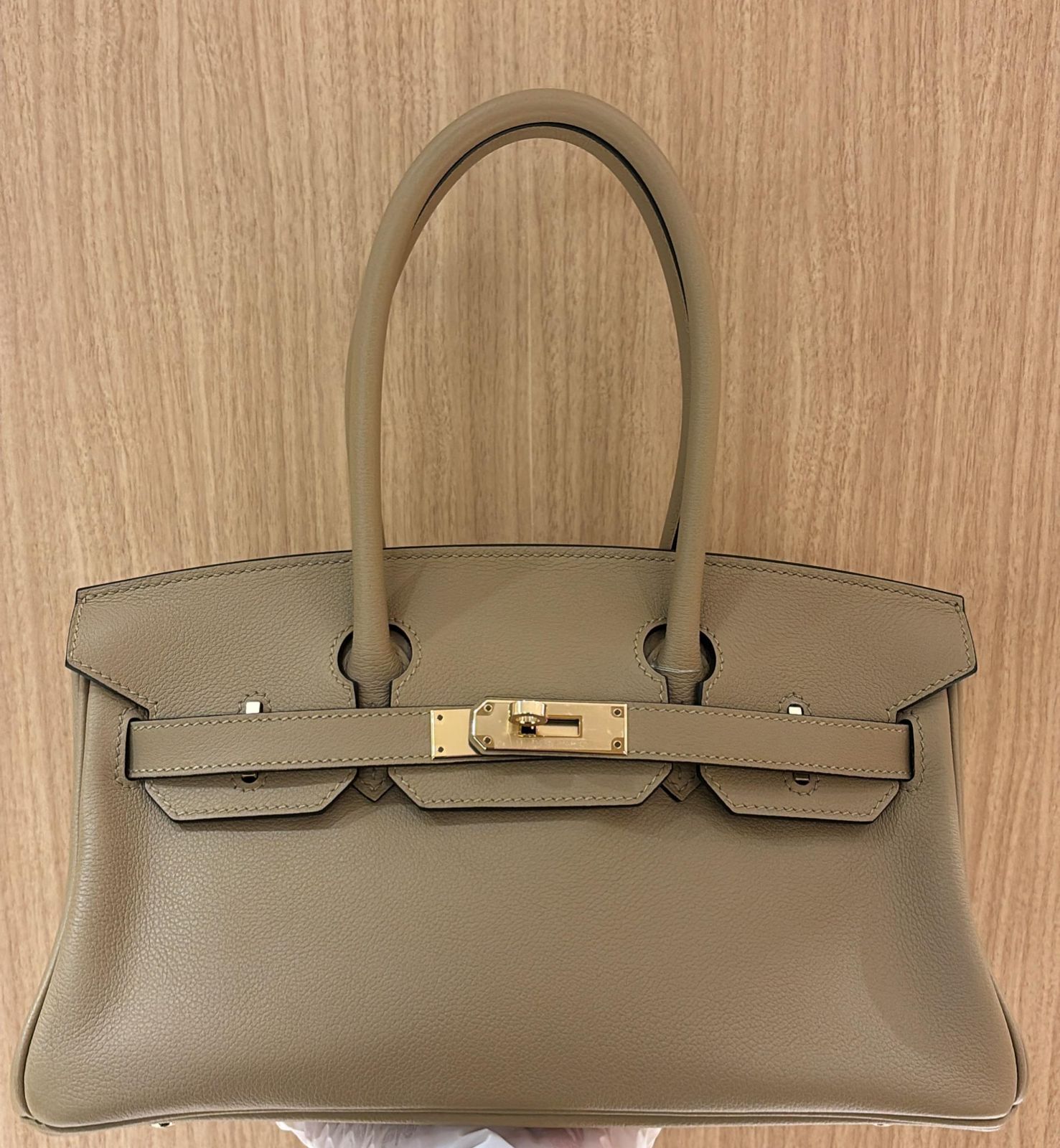 Birkin Shoulder 29 Poussiere Evercolor PBHW