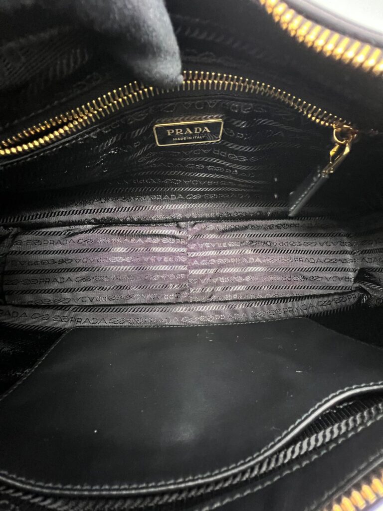 Aimee Large Tessuto Nero GHW