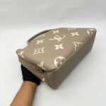 Petit Palais PM Monogram Empreinte Tourterelle Creme GHW