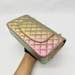 Medium Classic DFlap Lambskin Iridescent GHW