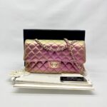 Medium Classic DFlap Lambskin Iridescent GHW