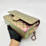 Medium Classic DFlap Lambskin Iridescent GHW