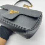 Pattina Saffiano Black GHW