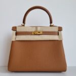 Kelly 25 Gold Togo GHW