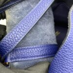 Picotin 18 Clemence Bleu Electric Gold Hardware #Y