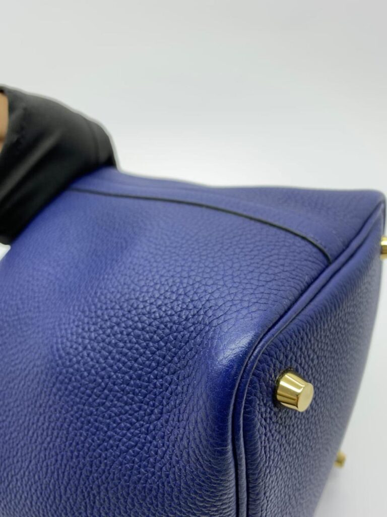 Picotin 18 Clemence Bleu Electric Gold Hardware #Y